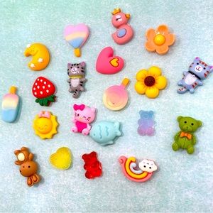20pcs- Cartoon Kawaii 3D Stickers, Bottle/Phone/Refrigerator/laptop stickers